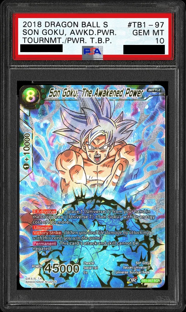 Son Goku Awakened Power Psa Turlinski Store