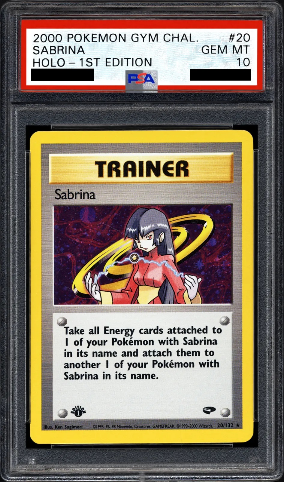 PSA 10 Sabrina 20/132 1st Gym Chellege - Turlinski Store